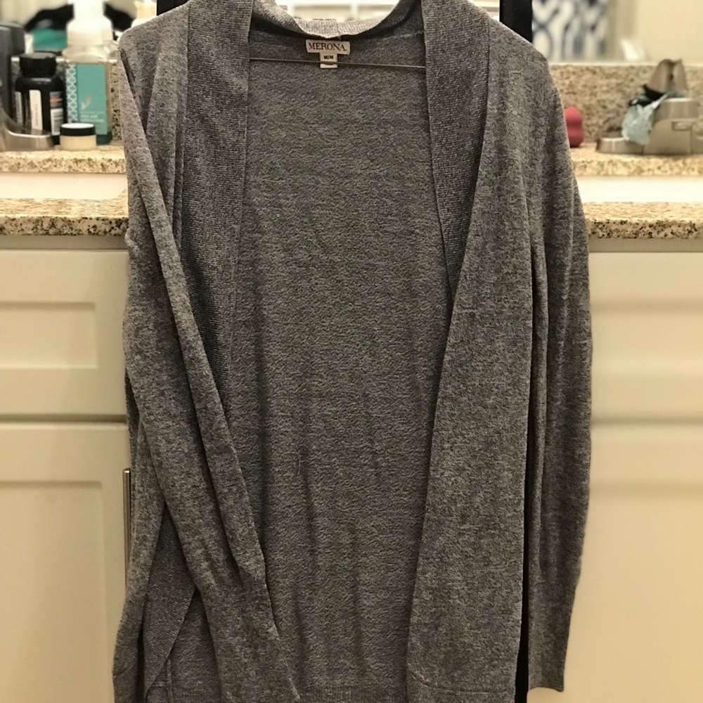 Gray Cardigan